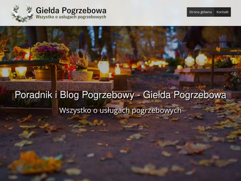 Poradnik funeralny GiełdaPogrzebowa.pl