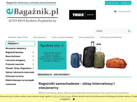 Bagażniki samochodowe, łańcuchy na koła eBagaznik.pl