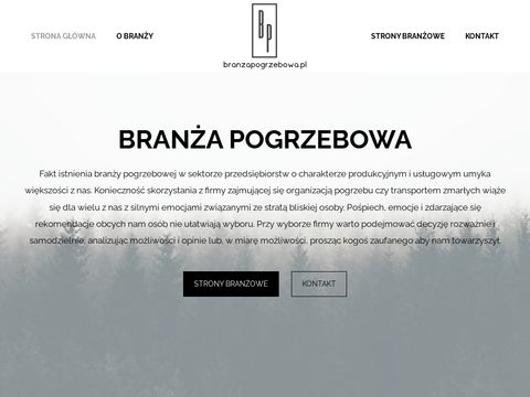 Portal pogrzebowy - branzapogrzebowa.pl
