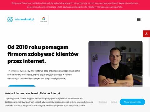 arturkosinski.pl - Strony internetowe Olsztyn