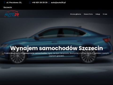 Wypożyczalnia aut luksusowych szczecin - auto29.pl