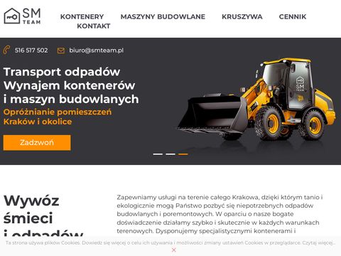 Wynajem maszyn budowlanych Kraków