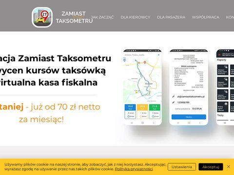 Zamiast Taksometru - aplikacja dla Taxi