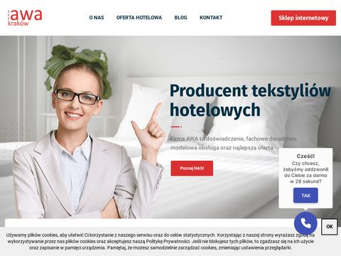 AWA Kraków - Producent tekstyliów hotelowych