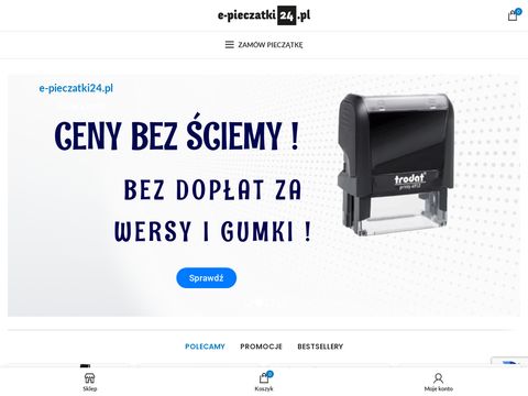 Pieczątki online na e-pieczatki24.pl