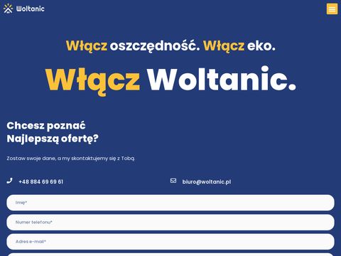 Woltanic.pl - Instalacja paneli fotowoltaicznych