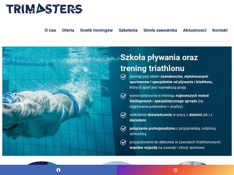Szkoła Pływania Tri Masters – doskonałe lekcje pływania