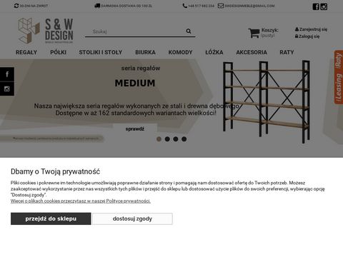 Sw-design - sklep z ekskluzywnymi meblami loft