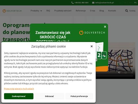 Aplikacja do planowania dostaw - solvertech.pl