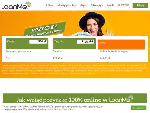 Szybka pożyczka - loanme.pl