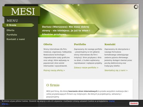 MESI - Tworzenie stron www