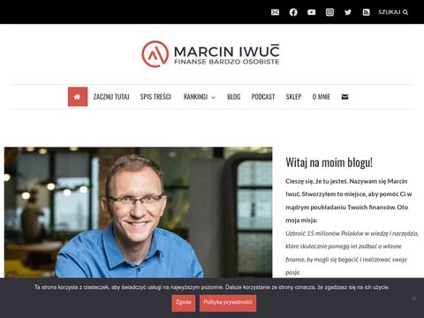 Marcin Iwuć - jak oszczędzać pieniądze blog