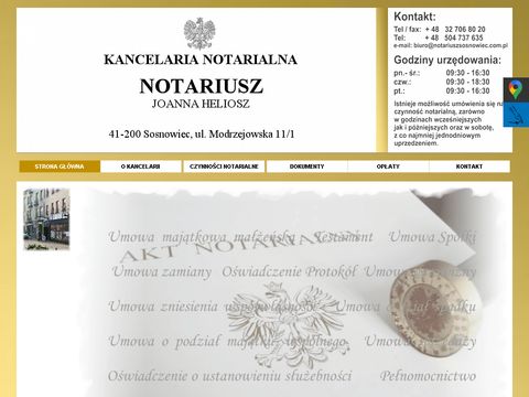 JOANNA HELIOSZ Kancelaria notarialna Sosnowiec