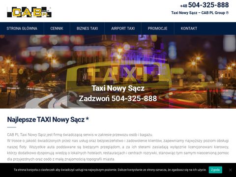 Taxi Nowy Sącz - CAB PL Group