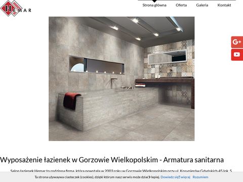 www.hemar.gorzow.pl salon łazienek