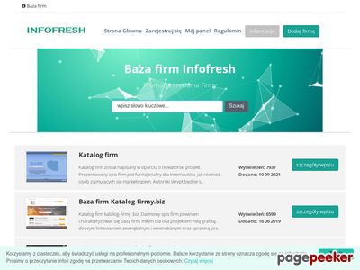 Infofresh.pl katalog firm