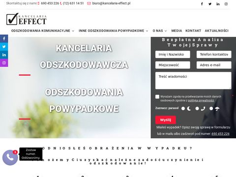 kancelaria-effect.pl Odszkodowania powypadkowe