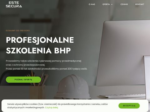 eSTe-SECURA.pl - Kursy i Szkolenia BHP w Krakowie
