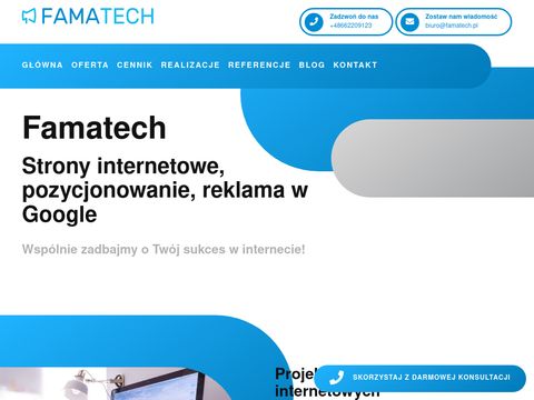 famatech.pl - Firma pozycjonująca
