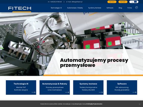 Robotyzacja produkcji - fitech.pl