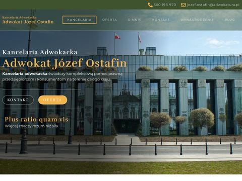 Ostafin - Kancelaria Adwokacka w Warszawie