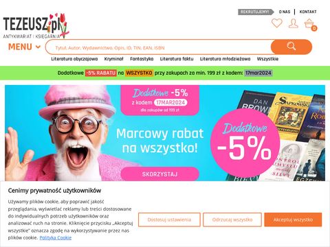 Antykwariat online - tezeusz.pl