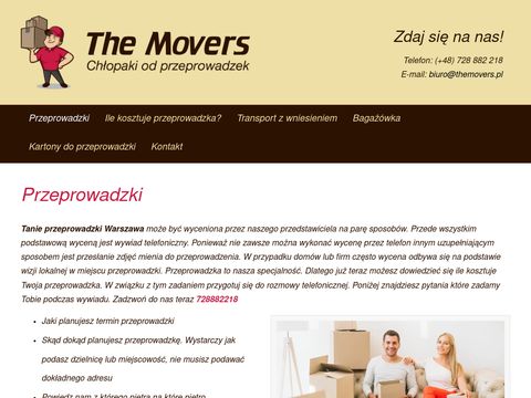 Przeprowadzki - TheMovers.pl