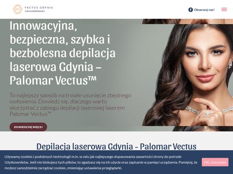 Laserowe usuwanie owłosienia Gdynia - vectusgdynia.pl