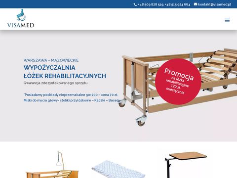 Wypożyczalnia łóżek rehabilitacyjnych - visamed.pl