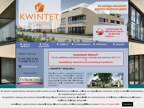 Apartamenty wilanów - www.kwintet-wilanow.pl