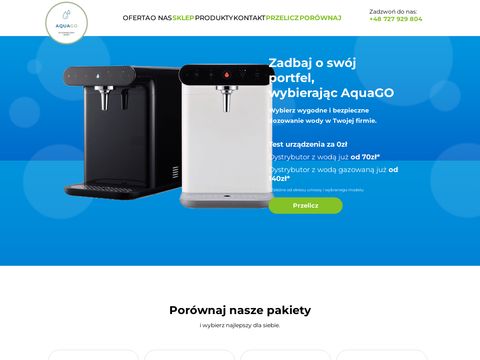Dystrybutor wody gazowanej - aquago.com.pl