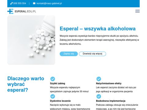 Leczenie alkoholizmu z Esperal.edu.pl