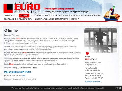 Firma sprzątająca śląsk- Euro Service