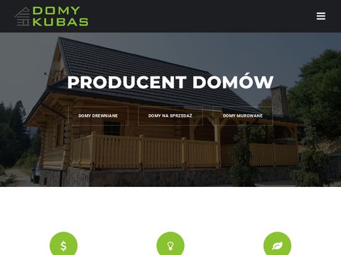 Domy drewniane energooszczędne producent - DOMY-KUBAS