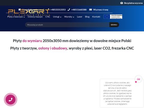 Poliwęglan komorowy na wymiar - plexart.com.pl