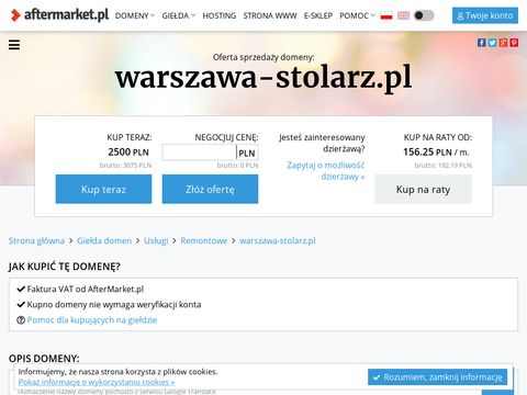 Stolarz - Warszawa