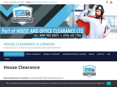 House clearance London. wecleareverything.co.uk