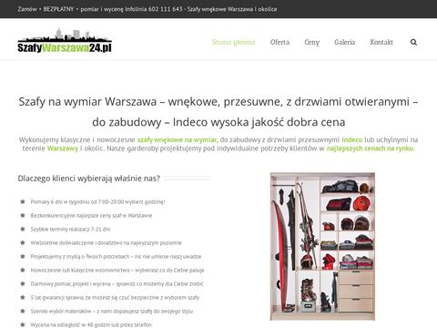 Szafy do zabudowy Warszawa - szafywarszawa24.pl