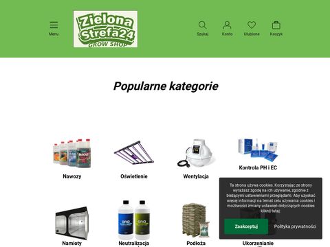 Zielonastrefa24.pl - hydroponika sklep internetowy