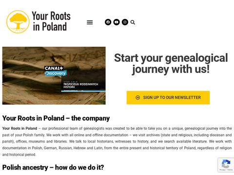 YOUR ROOTS IN POLAND - POSZUKIWANIA GENEALOGICZNE