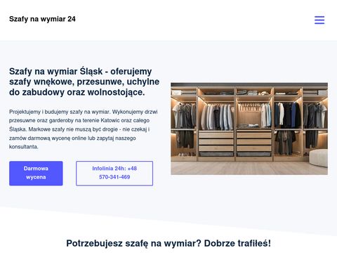 Szafy na wymiar - szafynawymiar24.pl
