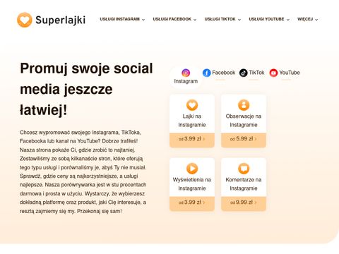 Promowanie w social mediach dzięki SuperLajki.pl