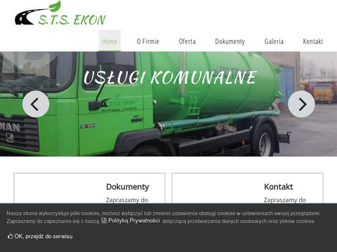 S.T.S. EKON - usługi asenizacyjne i transport drogowy w Łodzi