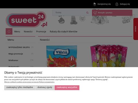 Sweet24 - przepyszne słodycze dla dzieci i nie tylko