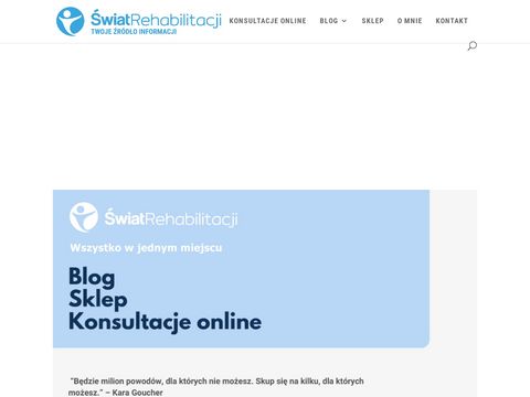 swiatrehabilitacji.pl - portal o rehabilitacji