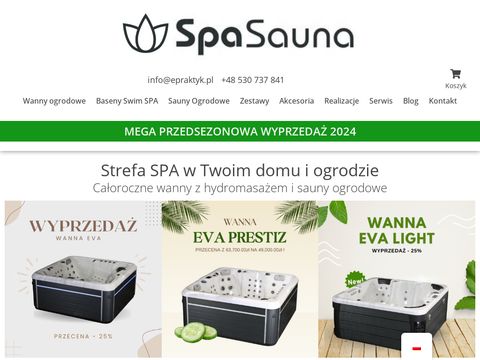 SpaSauna – wanna z hydromasażem