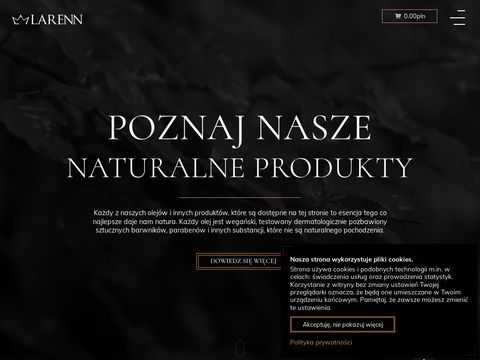 sklep.larenn.pl - naturalne oleje odżywcze do włosów