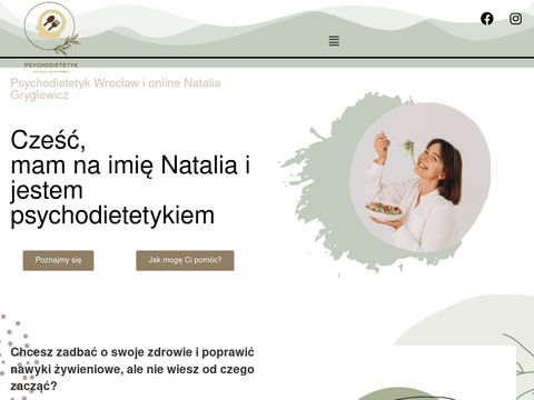 Psychodietetyk online Natalia Gryglewicz