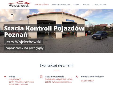 Stacja Kontroli Pojazdów Poznań - Stacja diagnostyczna Jerzy Wojciechowski