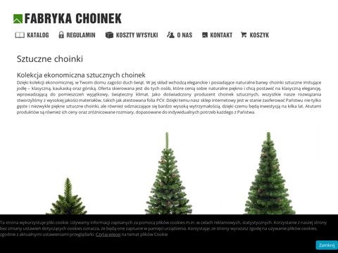 Sztuczne Choinki - Fabrykachoinek.com